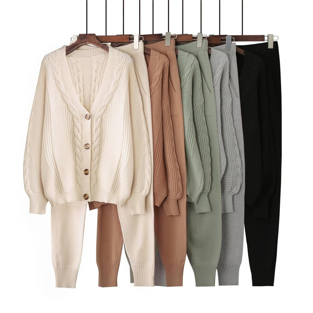 Debra Cardigan + Pants Suit
