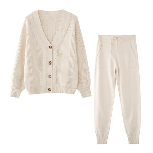 Debra Cardigan + Pants Suit