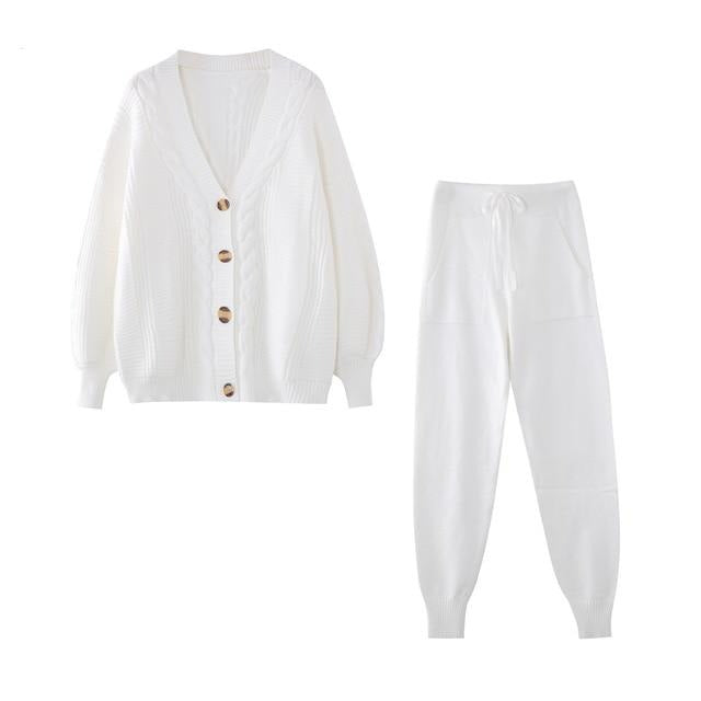Debra Cardigan + Pants Suit