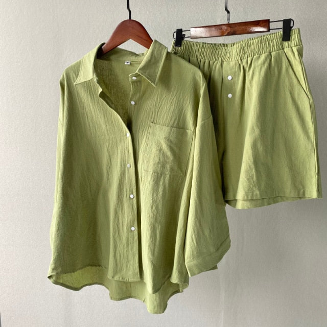 Myla Shirt + Shorts Set