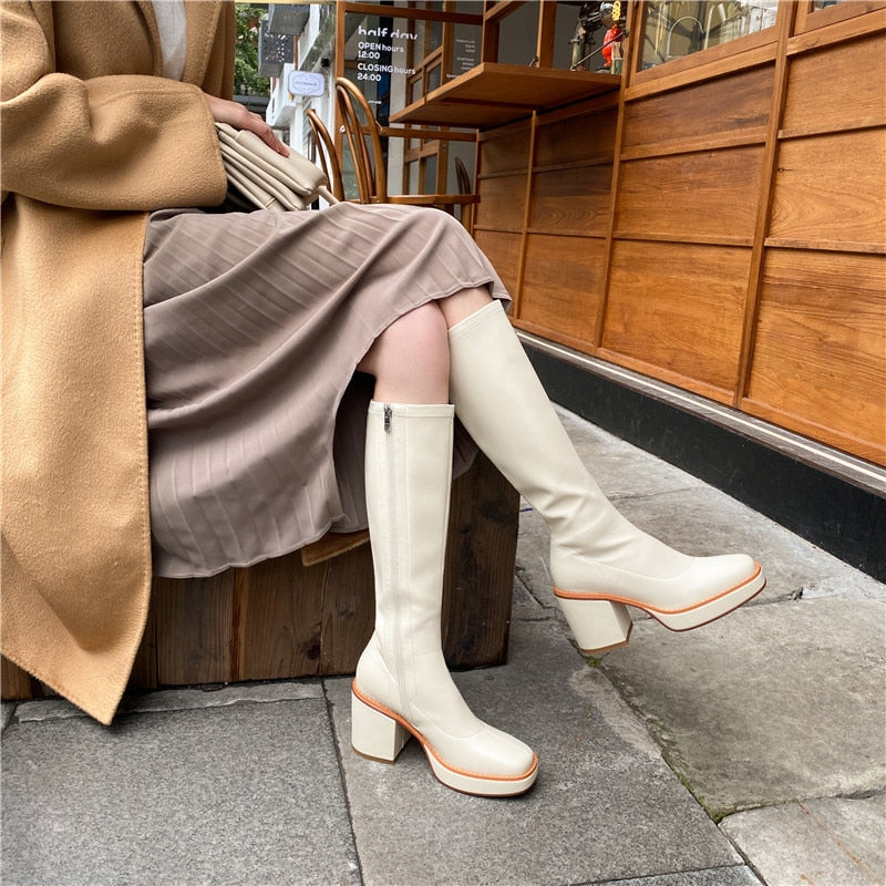 Barbara Knee High Boots