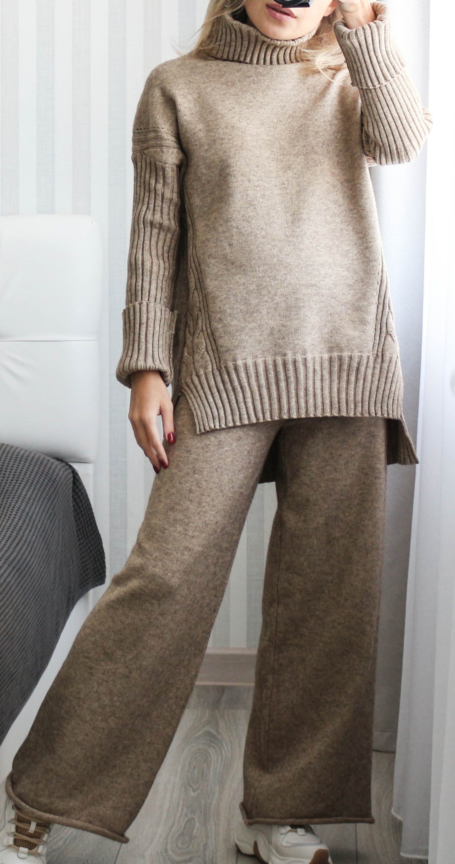 Adelyn Sweater + Pants Suit