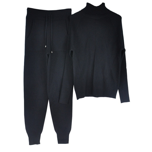 Andrea Sweater + Pants Suit