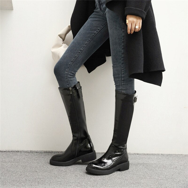 Soline Knee High Boots