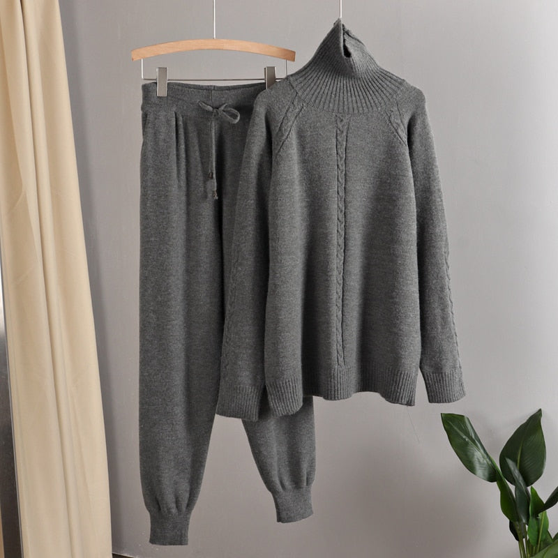 Elaina Sweater + Pants Suit